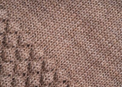 Tekstil makro nærbillede taget af Anders Dissing. Fotografiet er taget på Clipper der er placeret på Nakskovvej i Herning. Danmarks strik hovedstad